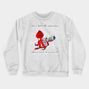 Basic White Font Shirts Crewneck Sweatshirt